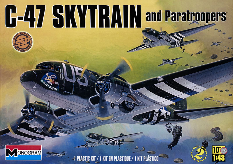 C-47 Skytrain and paratroopers