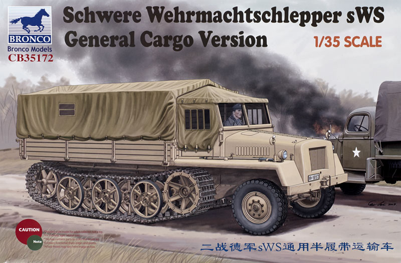Schwere Wehrmachtschlepper sWS general cargo version