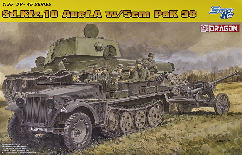 SdKfz.10 Ausf.A with 5cm PaK 38