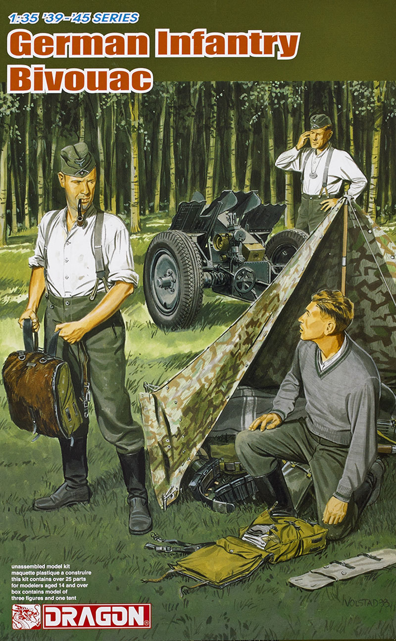 German infantry bivouac