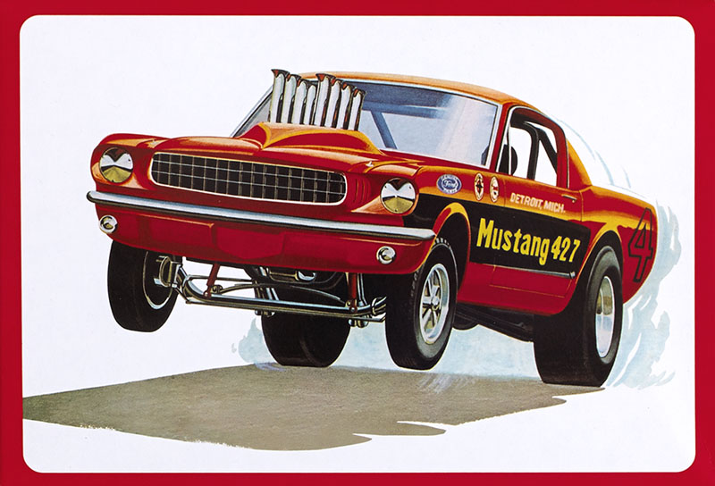 Super Boss Funny Car Mustang GT 427 fuel injected drag car