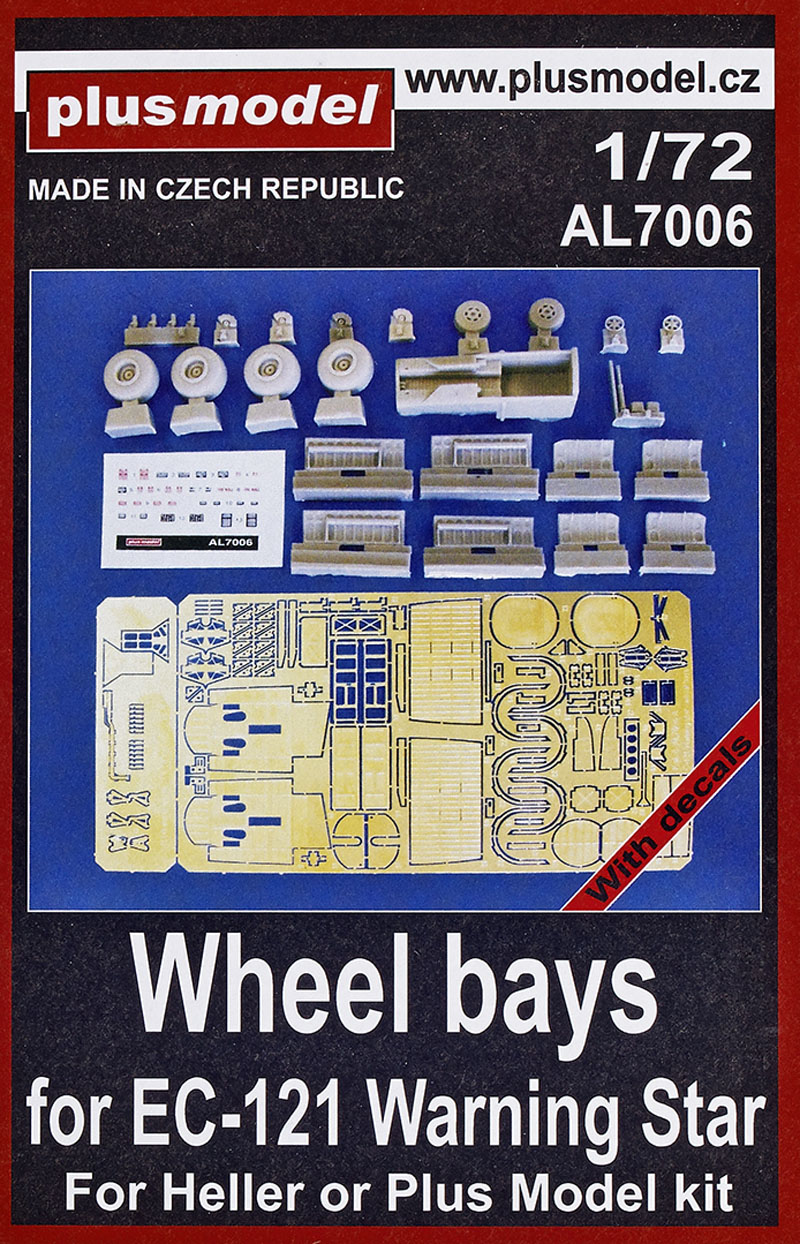 Wheel bays for EC-121 Warning Star for Heller or Plus Model