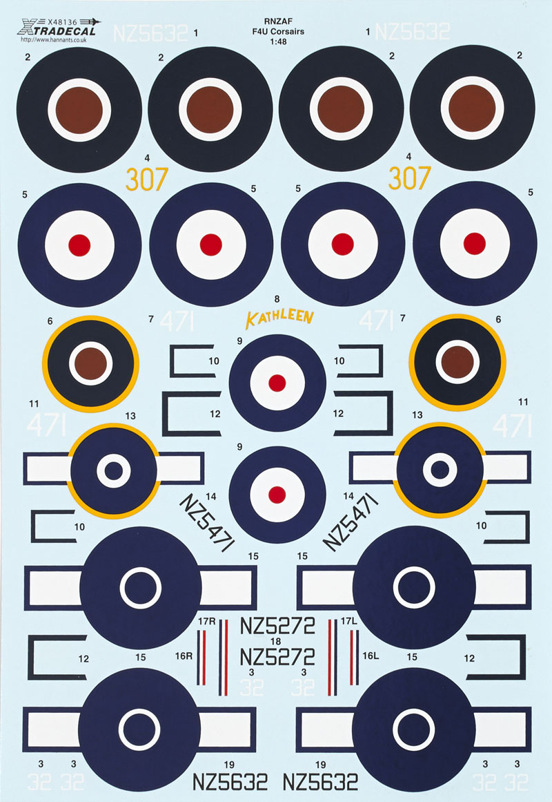 RNZAF F4U Corsairs