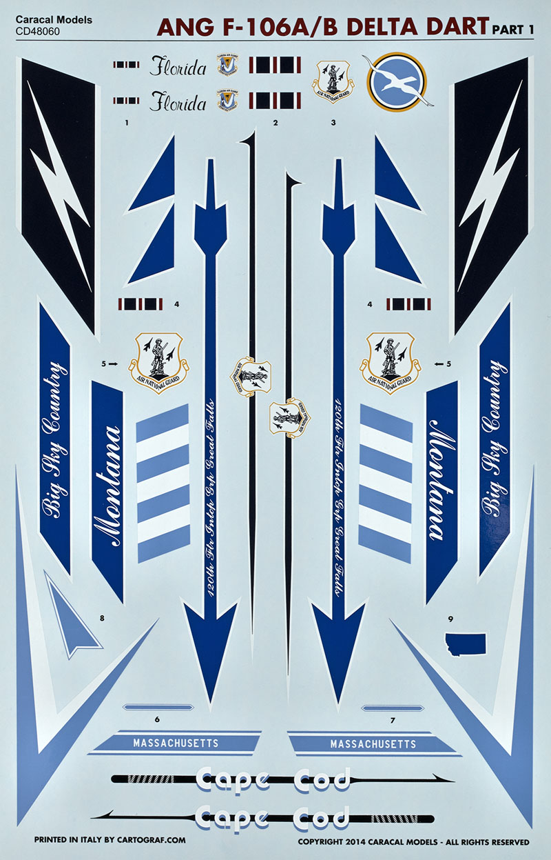 Air National Guard F-106 Part 1 Florida, Massachusetts and Montana