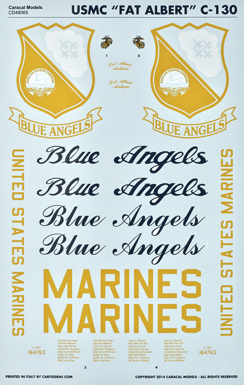 U.S. Navy “Blue Angels” C-130