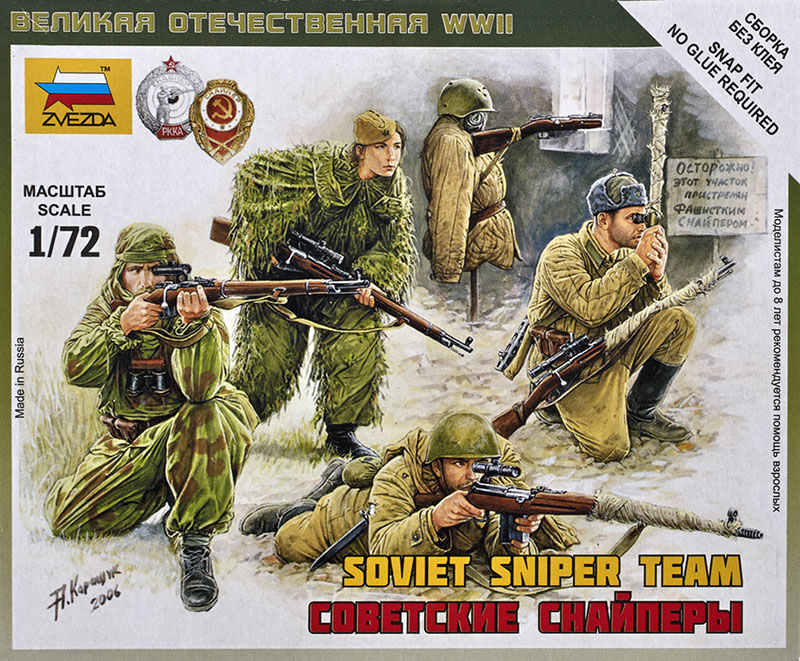 Soviet Sniper Team