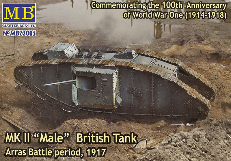 MK II “Male” British tank Arras Battle period, 1917