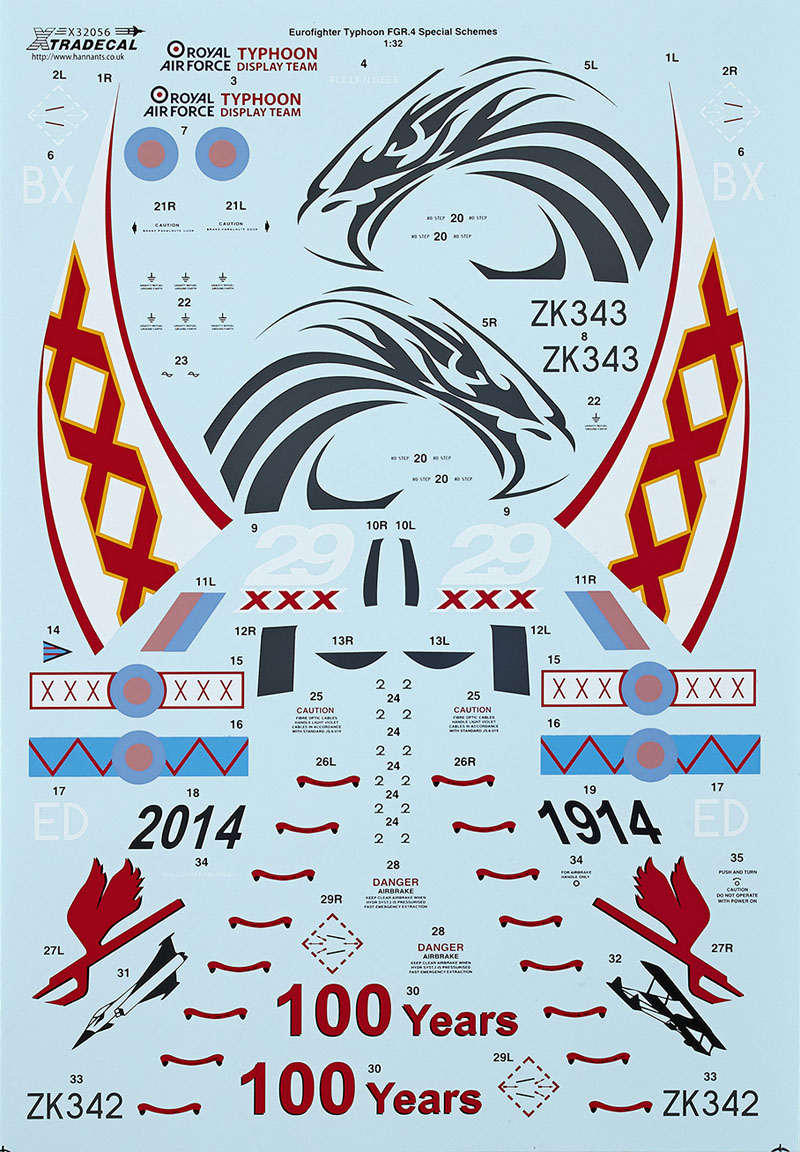 BAe Eurofighter Typhoon FGR.4 Special Schemes