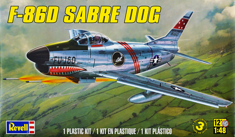 Hasegawa 1/72 scale F-86D Sabre Dog “U.S.A.F.”