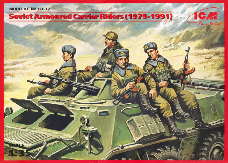 Soviet armoured carrier riders 1979-1991
