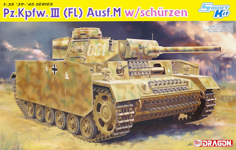 PzKpfw.III (FL) Ausf.M with schürzen