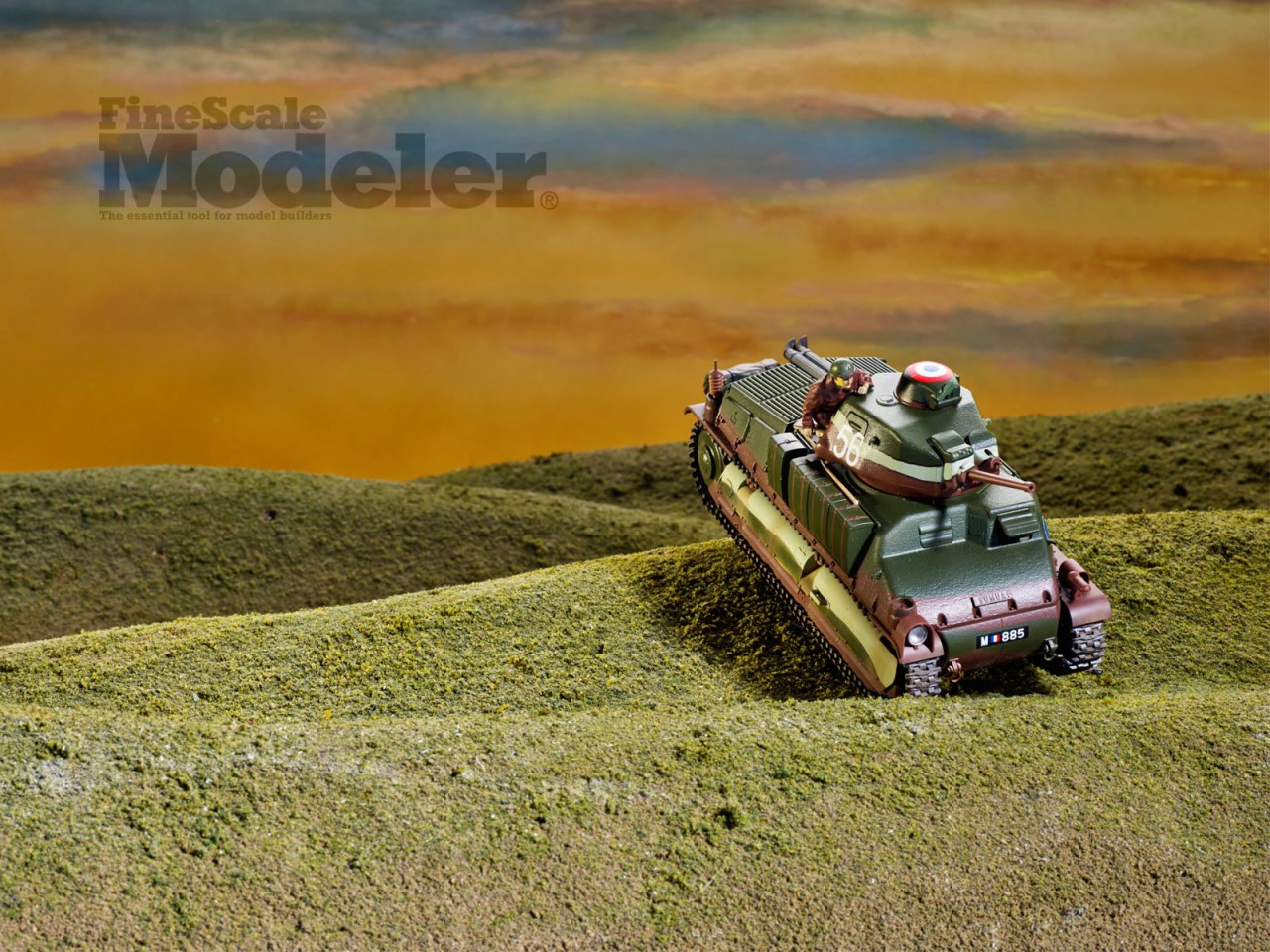 Tamiya 1/35 scale SOMUA S35