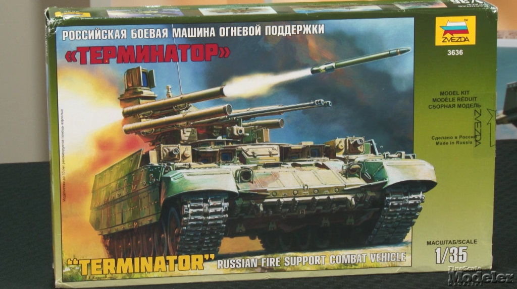 Zvezda BMPT “Terminator,” Merit X-craft submarine, decals from CAM and Milspec, and Wolfpack Design’s Buckeye
