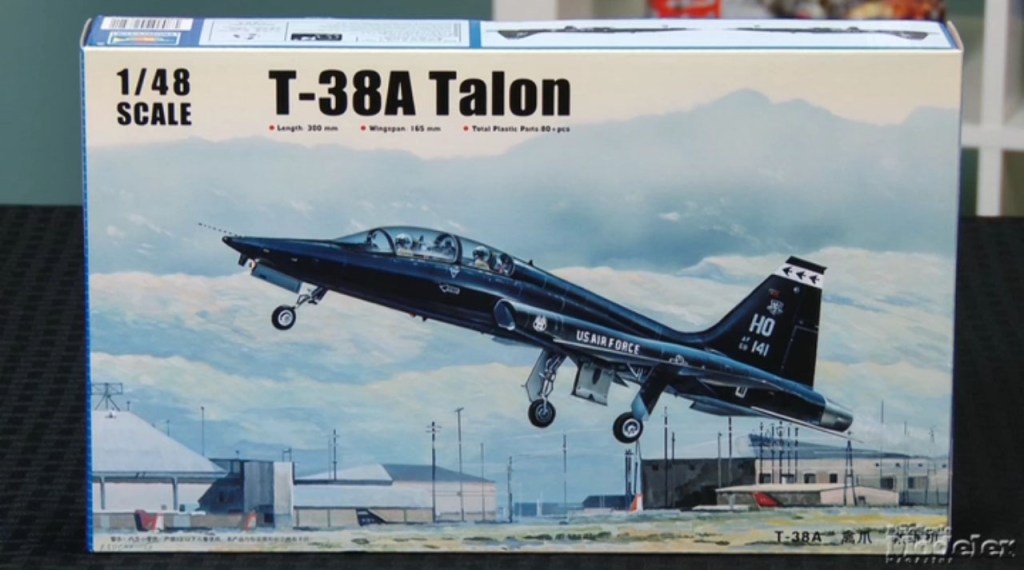 Trumpeter and Wolfpack T-38A Talons, Tamiya Nashorn, Revell Germany Type IXC U-boat, and photoetched-metal detail sets from Paragrafix