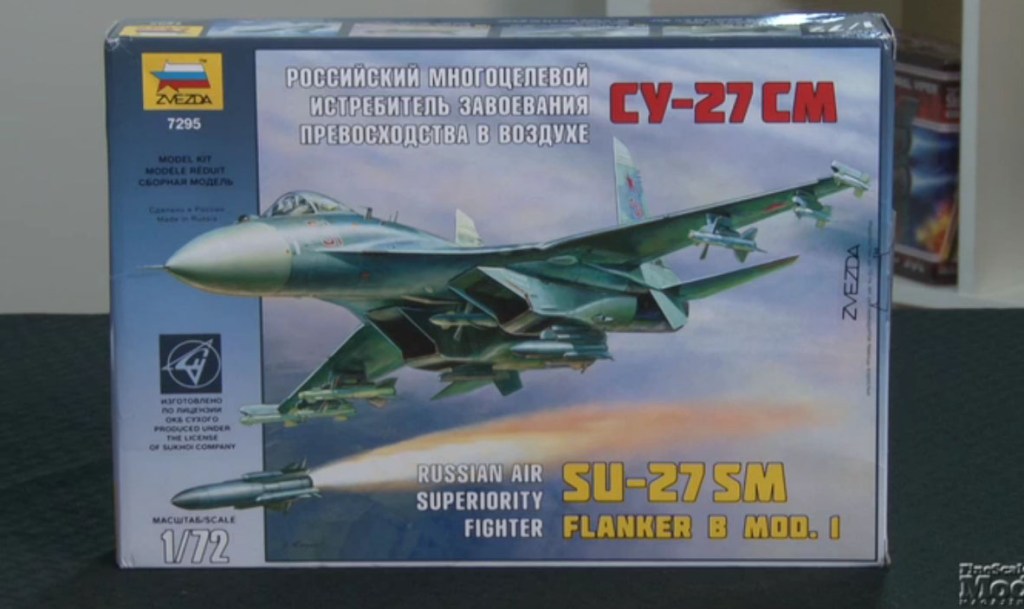 Zvezda Su-27SM, Meng M2A3 Bradley with BUSK III armor, Mirage Hobby Flower-class corvette HMS Spiraea, AFV Club AEC Matador, and three kits from Khee-Kha Art Productions