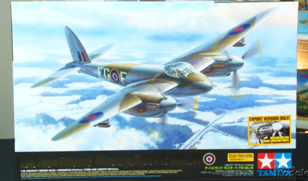 Tamiya Mosquito, AFV Club Churchill, Airfix Spitfire, and decals from Xtradecal