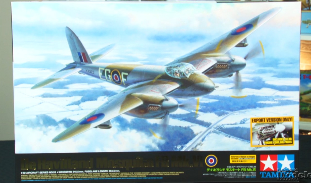 Tamiya Mosquito, AFV Club Churchill, Airfix Spitfire, and decals from Xtradecal
