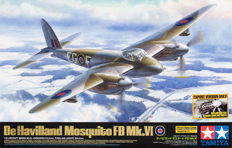 Tamiya 1/32 scale De Havilland Mosquito