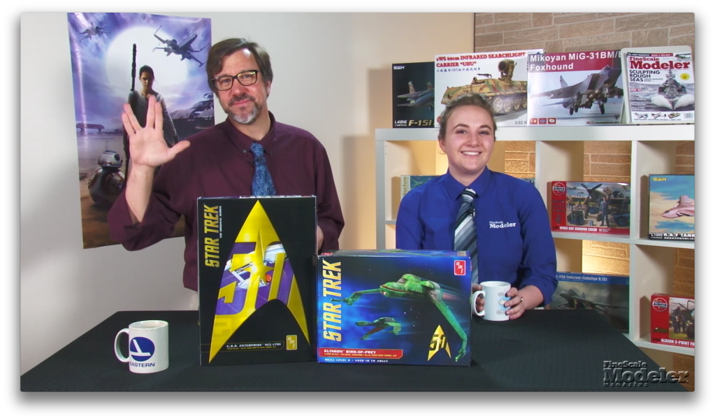 HK Models’ Do 335, Revell Germany’s Leopard 1, Airfix’s Stuka, & AMT’s “Star Trek” kits