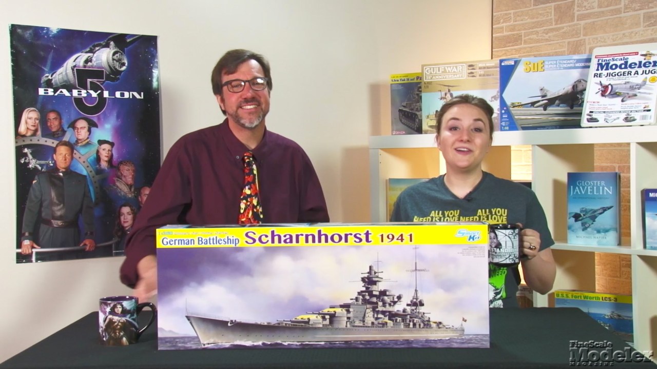 Academy’s M1A2 Abrams, Eduard’s “Rise of the Bubbletops”, Dragon’s big Scharnhorst, & Roden’s VC10
