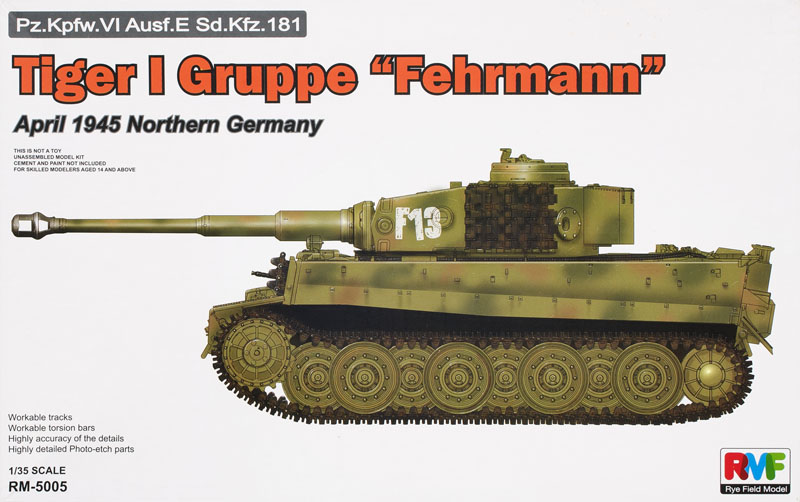 Tiger I Gruppe “Fehrmann” April 1945 Northern Germany
