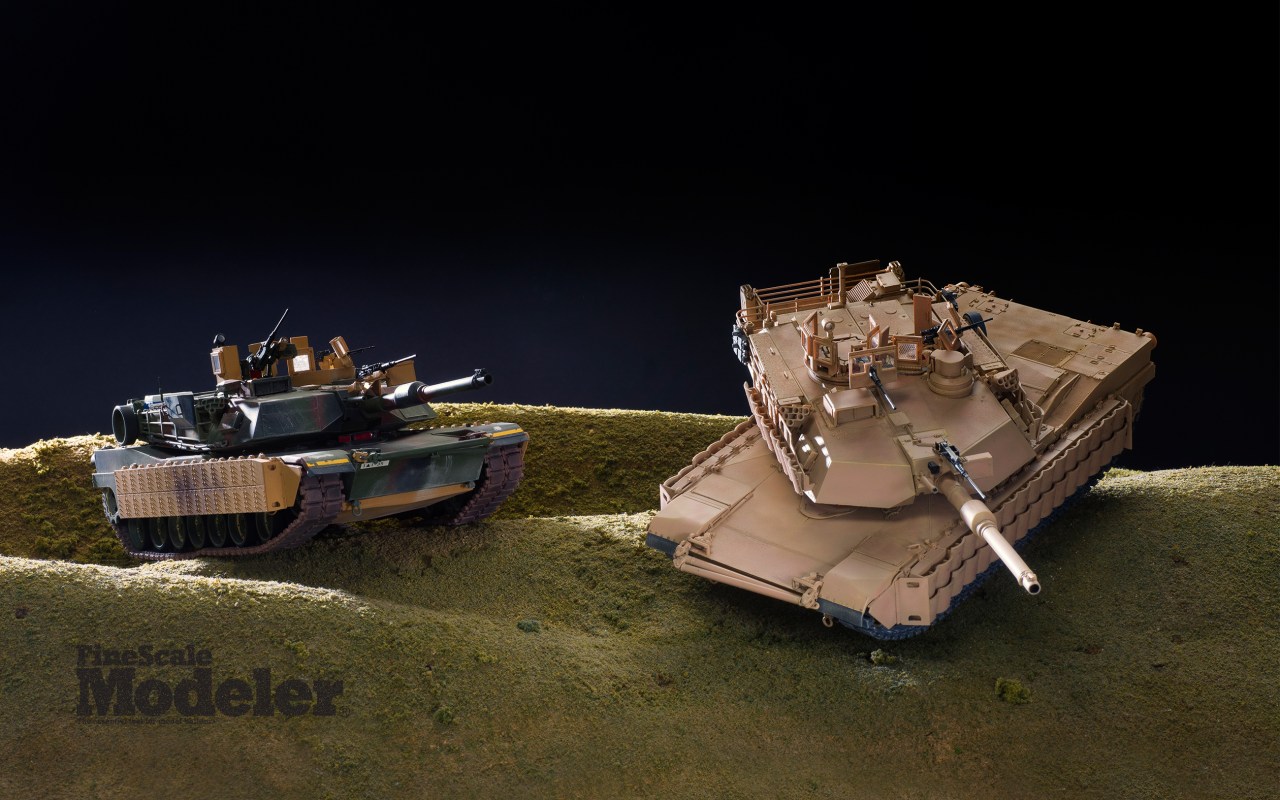 Rye Field & Academy Abrams Tanks Wallpaper