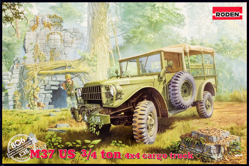 M37 US 3/4 ton 4×4 cargo truck
