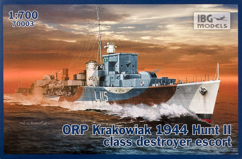 ORP Krakowiak 1944 Hunt II class destroyer escort