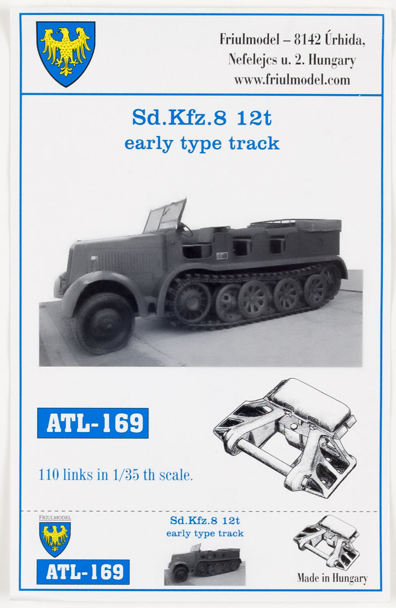 SdKfz.8 12t early type track