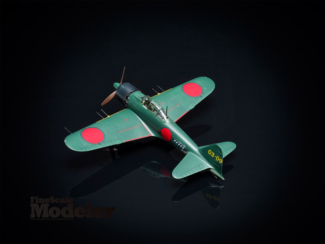 Free Wallpaper: Hasegawa Mitsubishi A6M5c Zero