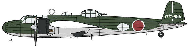 Mitsubishi G3M3 Type 96 attack bomber Nell