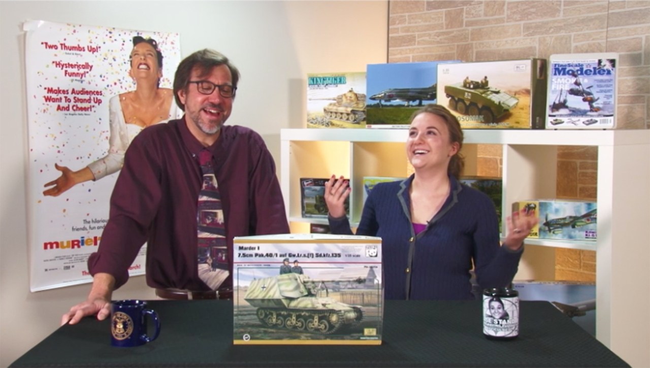 Panda Hobbies’ Marder I, Airfix’s Whitley, HobbyZone racks, Tiger Models’ BMPT-72, & Moebius’ Robin
