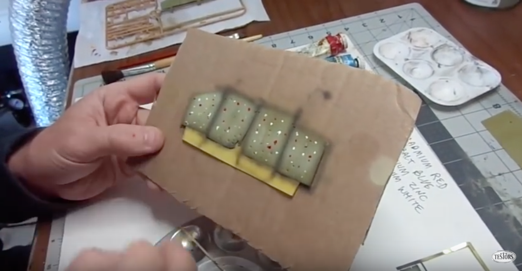 Oil Dot Filter Weathering Paint Technique