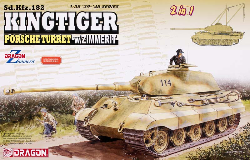 SdKfz. Jagdtiger Henschel Production Type with 12.8cm PaK 80 (L/66)