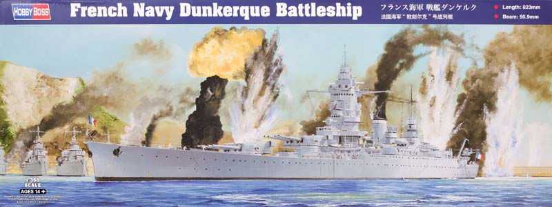 French Navy Dunkerque battleship