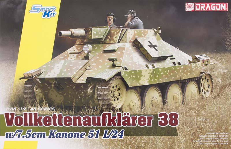 Vollkettenaufklärer 38 with 7.5cm Kanone 51 L/24