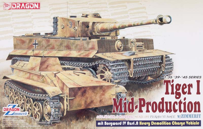 Tiger I Mid-Production with Zimmerit s.Pz.Abt.506 Eastern Front 1944