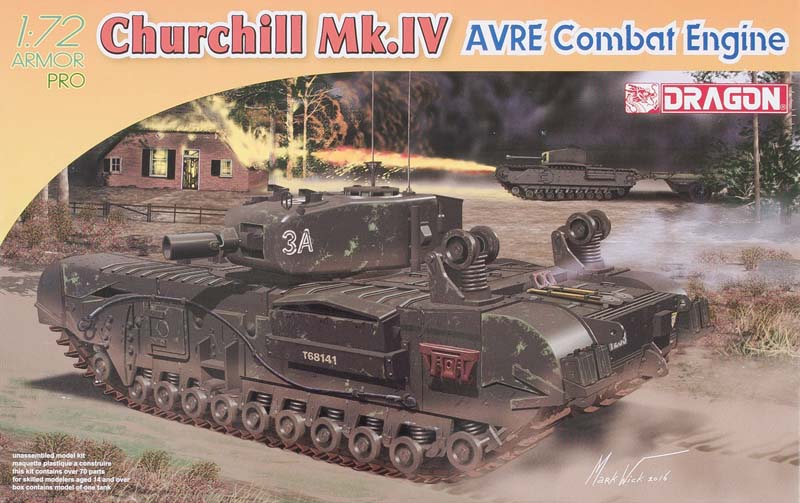 Churchill Mk.IV AVRE Combat engine