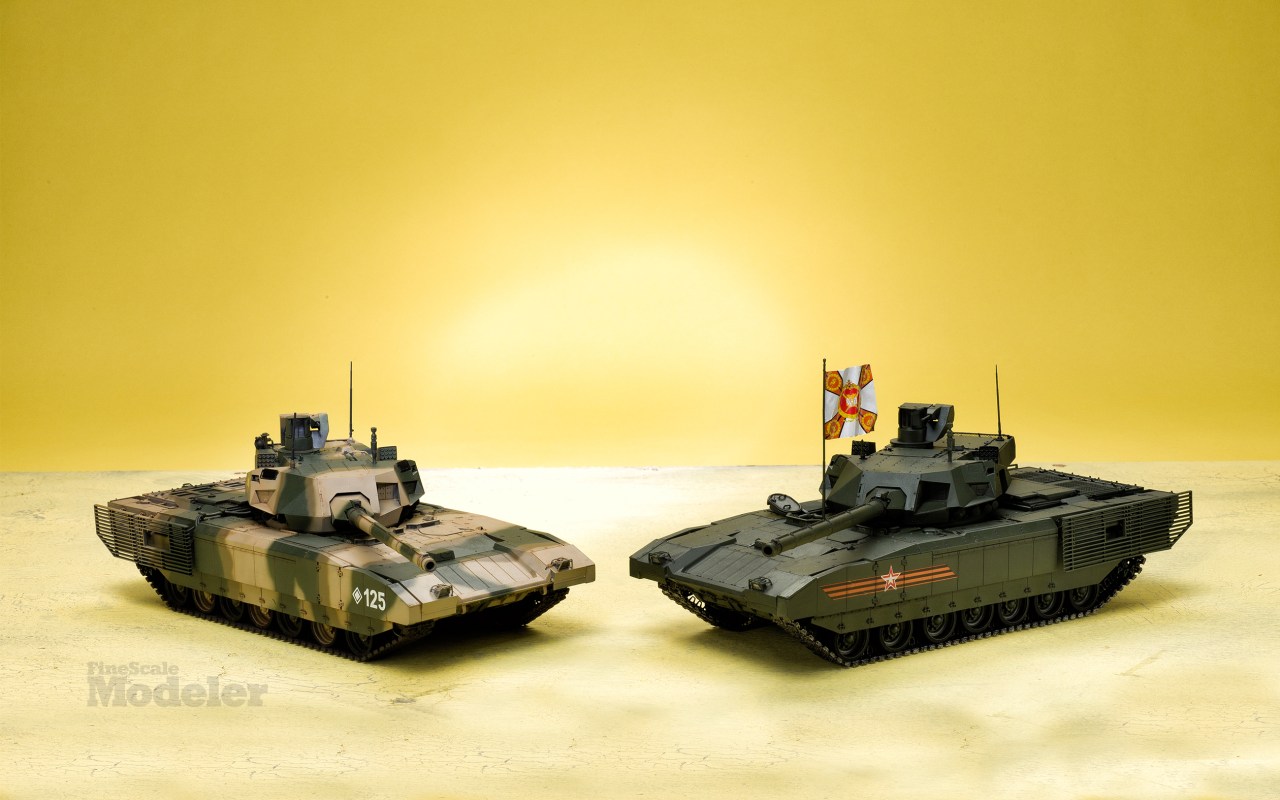 Wallpaper: Two T-14 Armatas