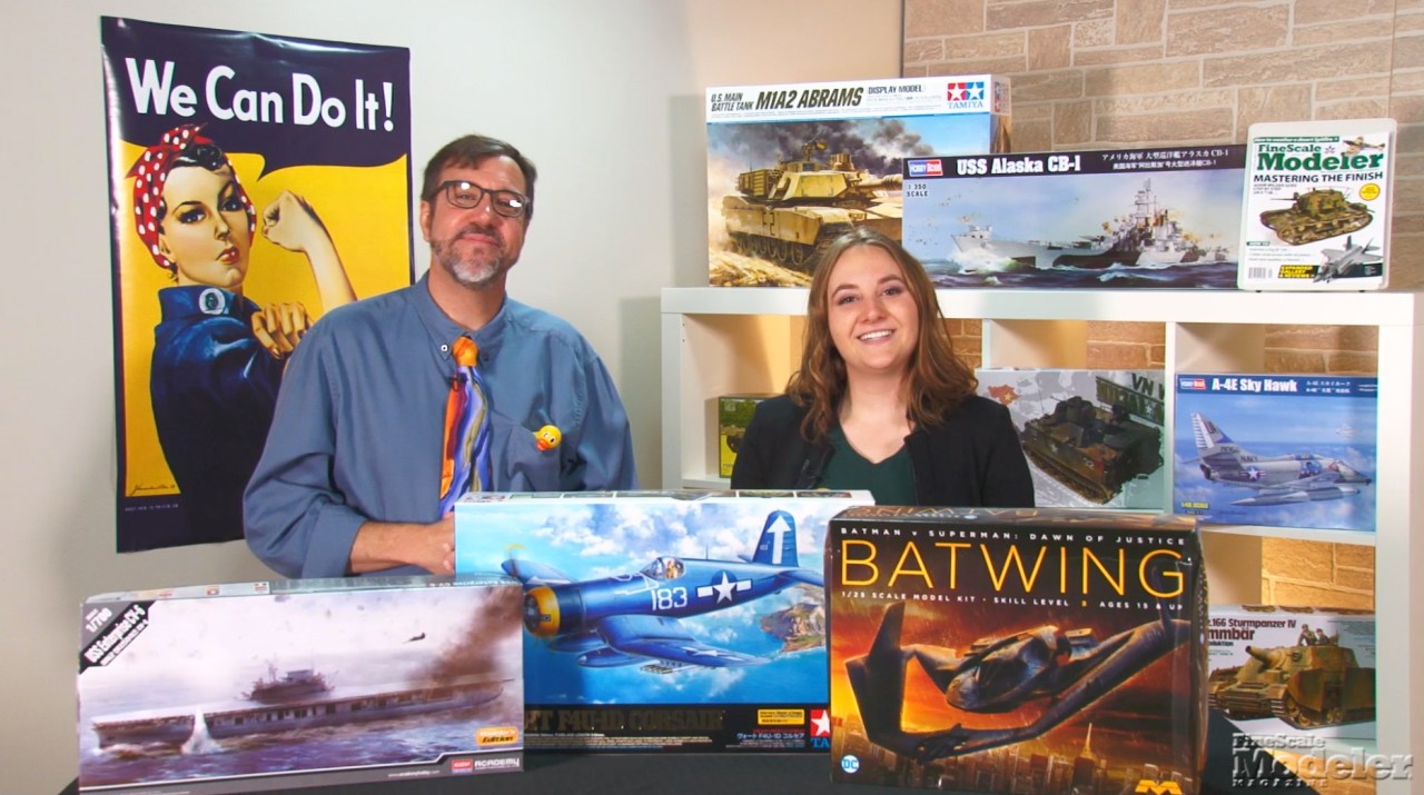 Moebius Batwing, Academy USS Enterprise, Tamiya Corsair, New Kits at IPMS/USA