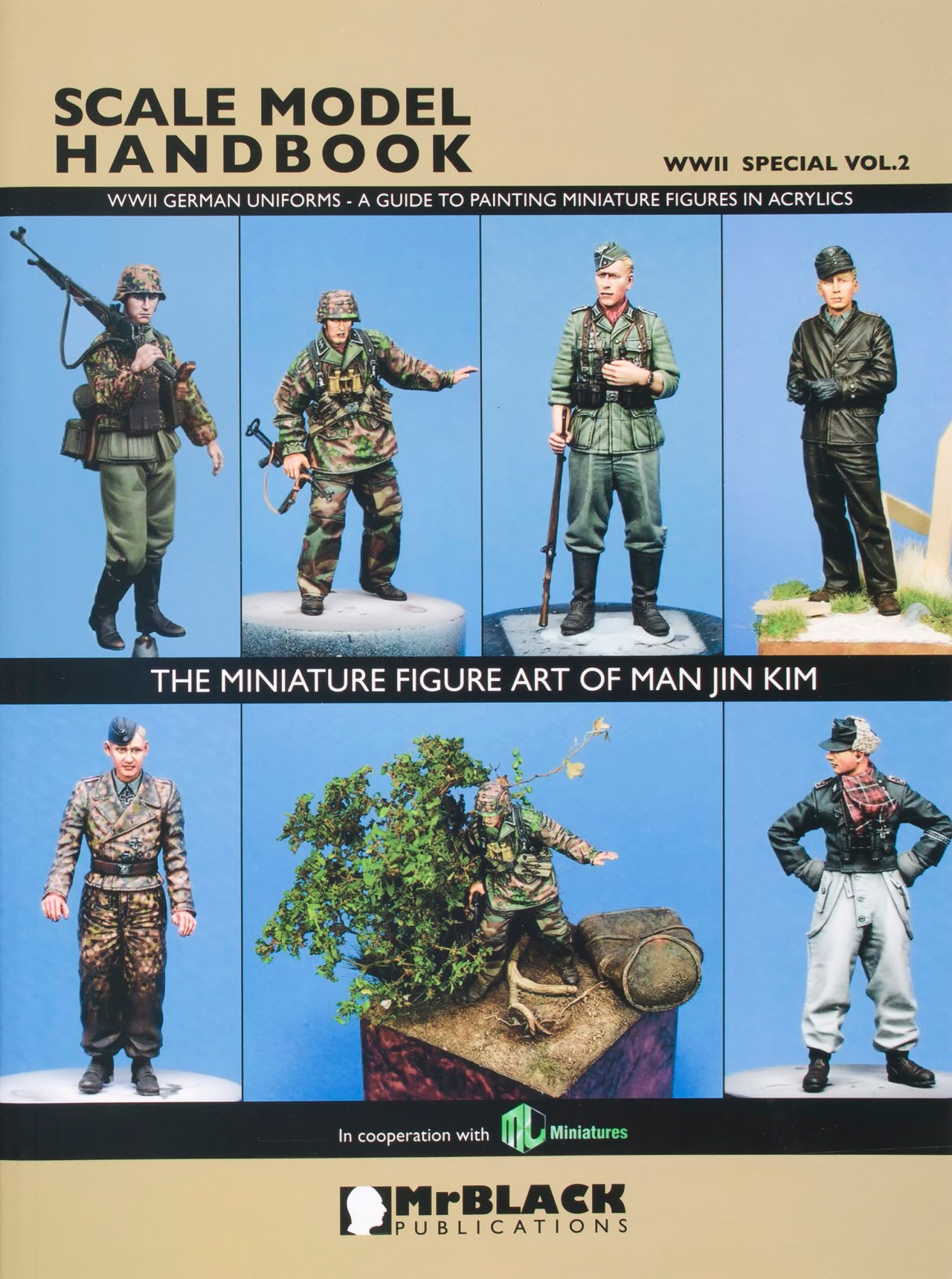 Scale Model Handbook, WWII Special Vol. 2 – WWII German Uniforms: A guide to Painting Miniature Figures in Acrylics
