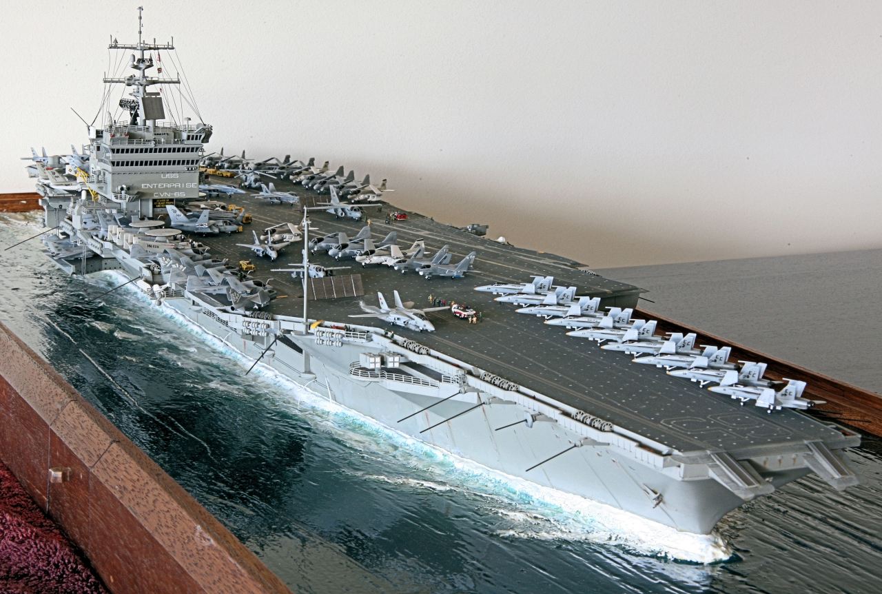 USS Enterprise: Fully loaded