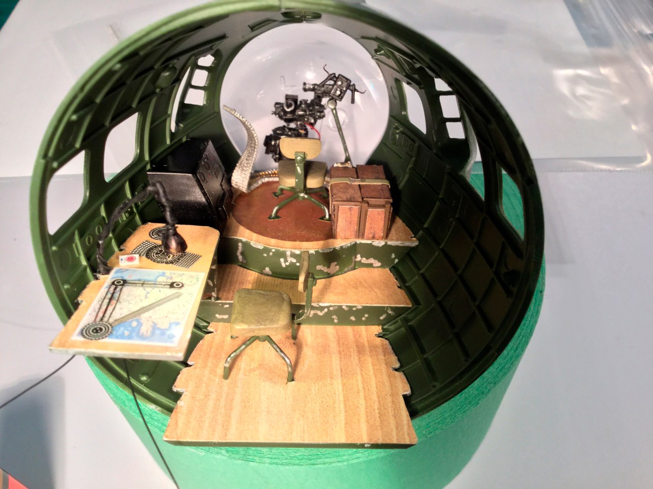 Create the wood floor look in aircraft