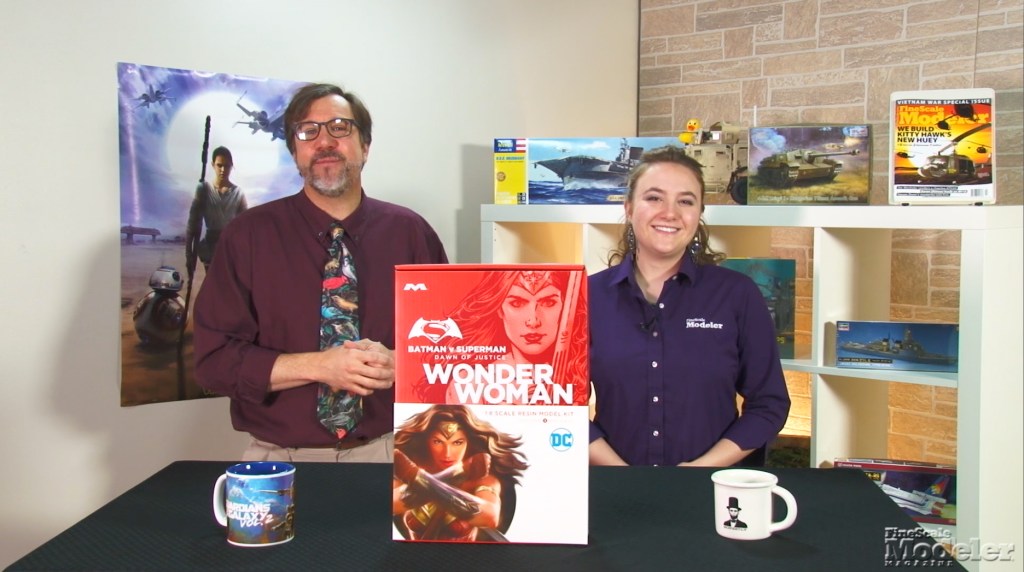 Moebius Wonder Woman, ICM WWI Model T, IBG Scammell Pioneer, Hasegawa Myrt, Green Strawberry details