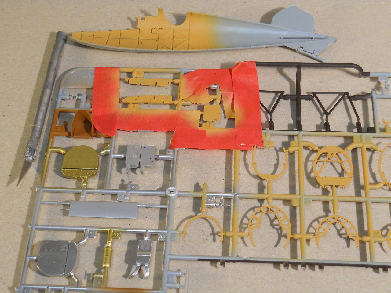 Paint right on the sprue