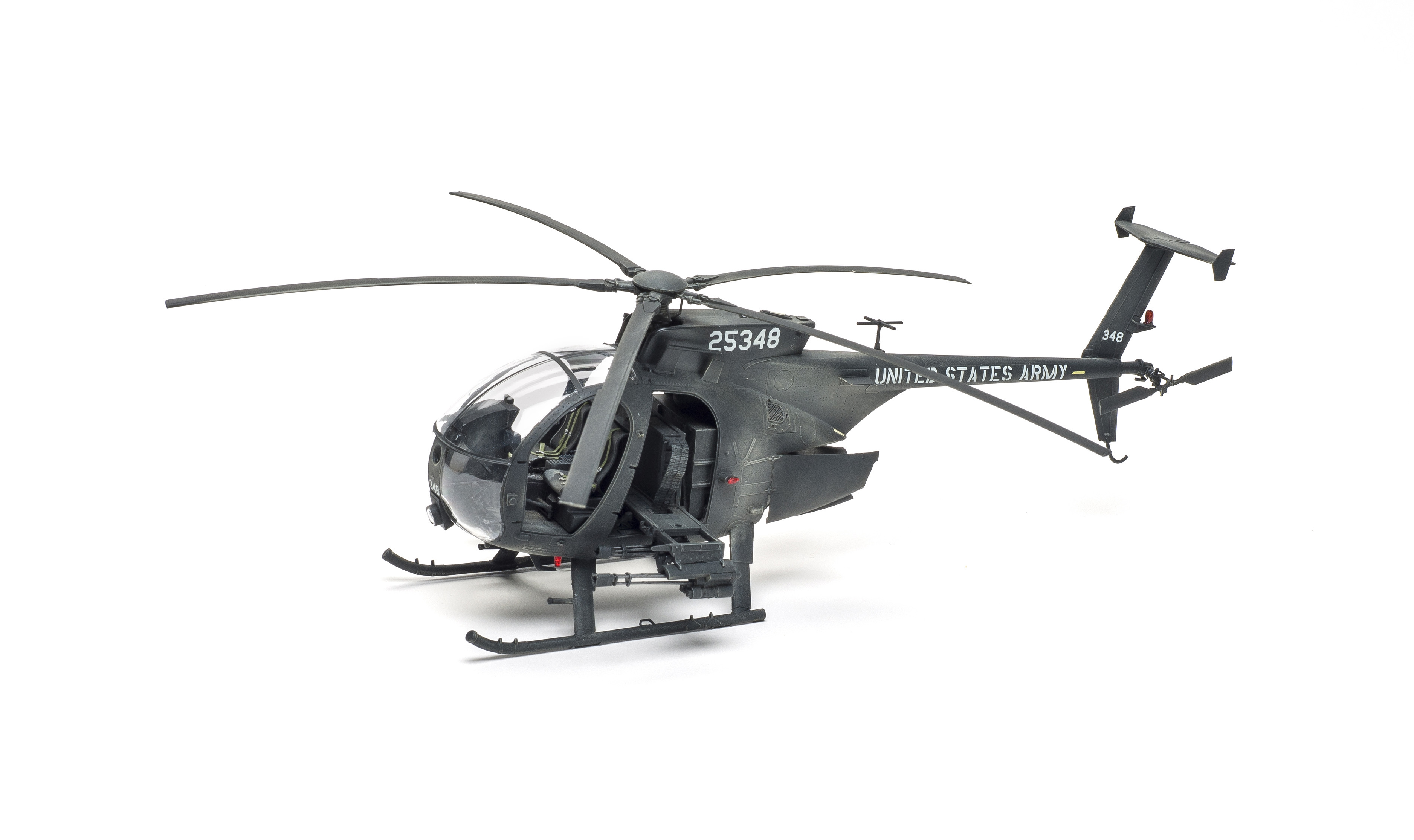 キティホーク AH-6J/MH-6J Little Bird フィギュア6体付 Kitty Hawk AH-6J/MH-6J Little Bird – FineScale Modeler
