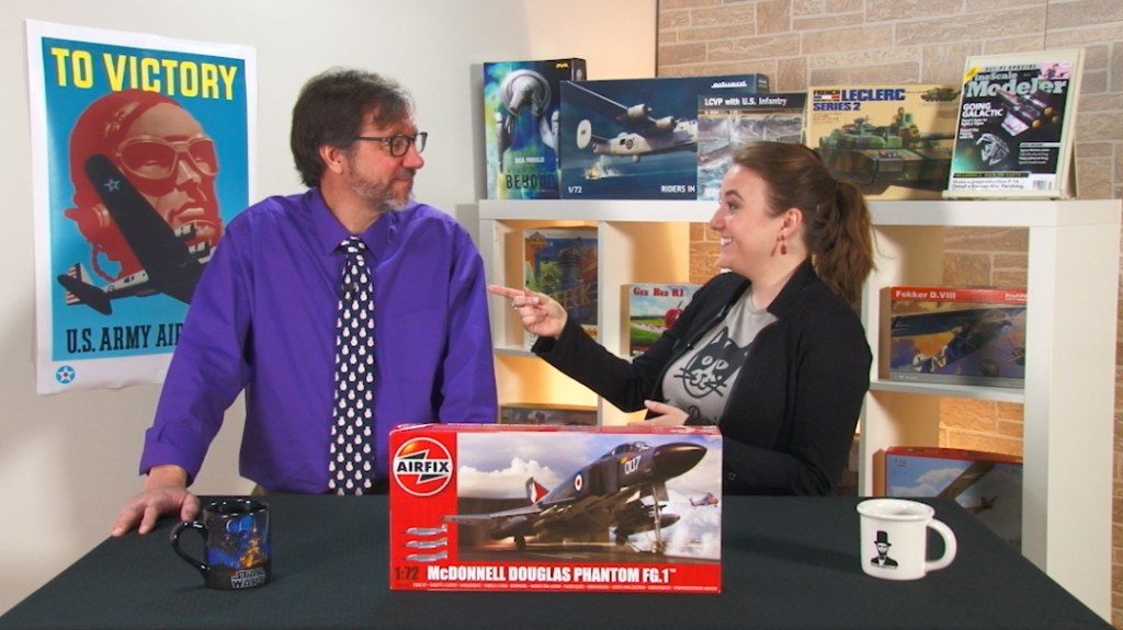 Airfix Phantom, Flyhawk HMS Legion, Kitty Hawk Tiger II