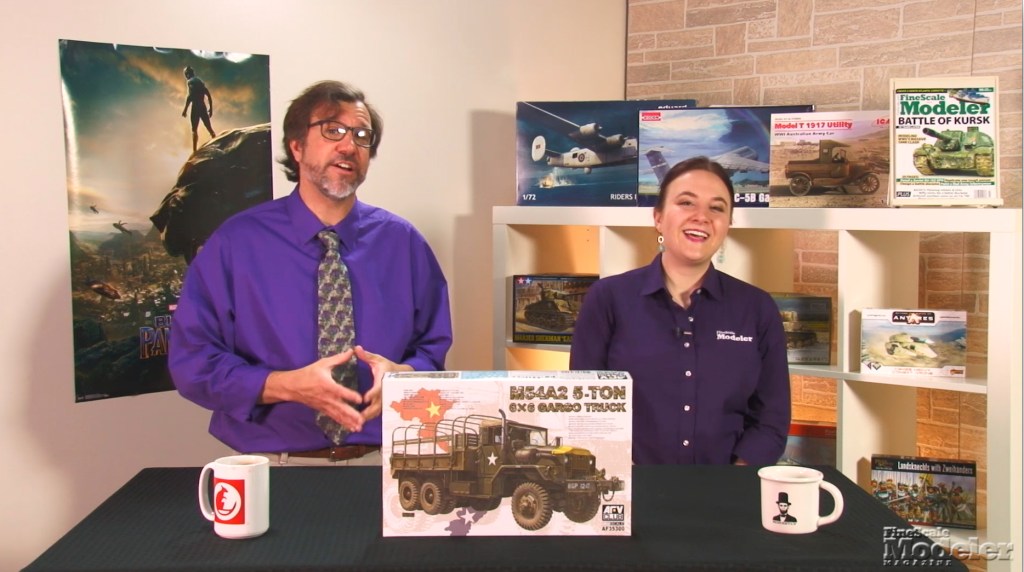 AFV Club M54A2, Eduard Spitfire, IBG RWD-8, UMM-USA Tools, Eaglemoss Back to the Future DeLorean