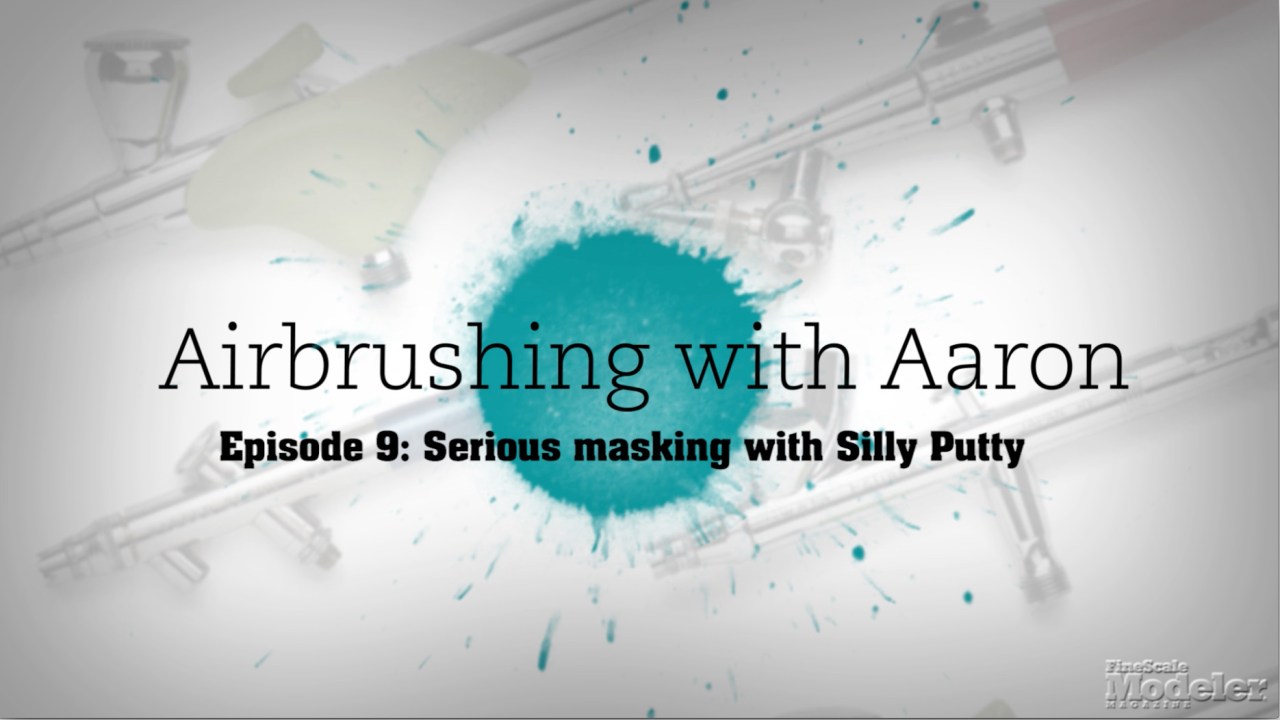 Serious masking with Silly Putty | Airbrushing with Aaron Episode 9