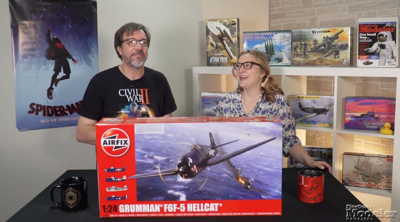 Airfix’s big Hellcat, Ryefield’s Sherman, & Doll and Hobby Georgia’s Land of the Giants diorama